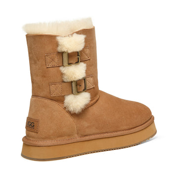 Double Belt Ugg Boots