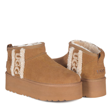 Mini Platform Logo Uggs