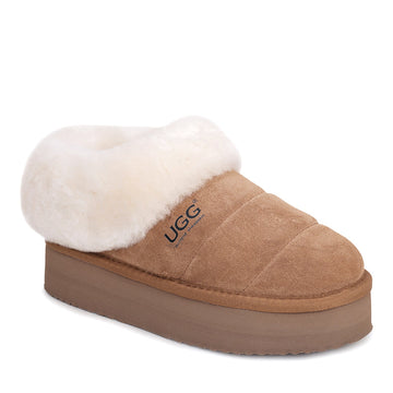 Wolly Platform Ugg Slippers