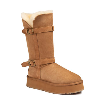 UGG Tall Belt Platform Boots
