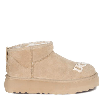 Platform Logo Mini Ugg Boots