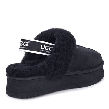 Premium Platform Fluffy Ugg Scuff