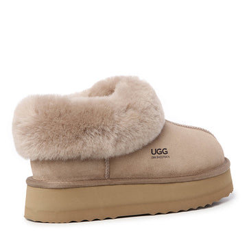 Platinum Platform Ugg Slippers