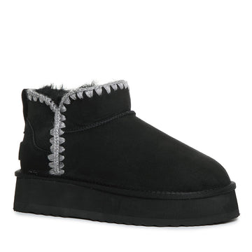 Premium Mini Platform Stitch Uggs