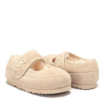 Kids Velcro Ugg Slippers