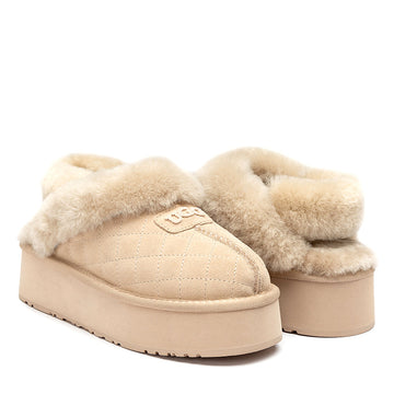 Fluffy Strap Platform Uggs