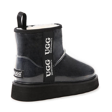Platinum Coated Rain Ugg Boots