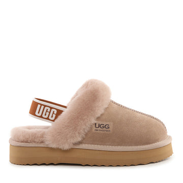 Platinum Slingback Scuff Uggs