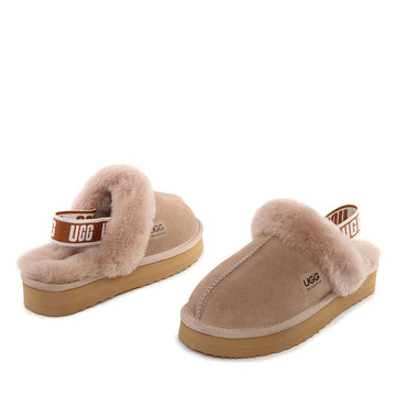 Platinum Slingback Scuff Uggs