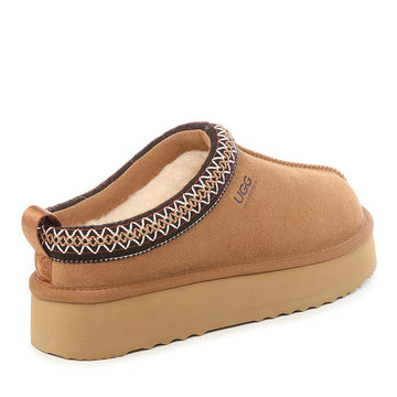 Platinum Tassie Platform Ugg Slippers