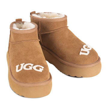Platform Logo Mini Ugg Boots
