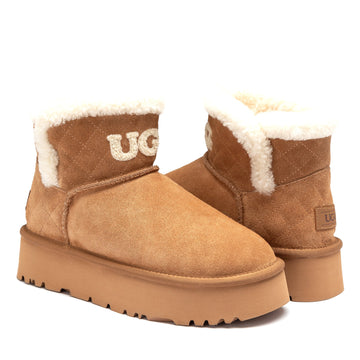 Fluffy Platform Ugg boots