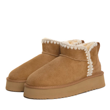 Premium Mini Platform Stitch Uggs