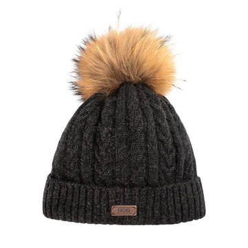 UGG Pure CASHMERE Beanie - Detachable PomPom