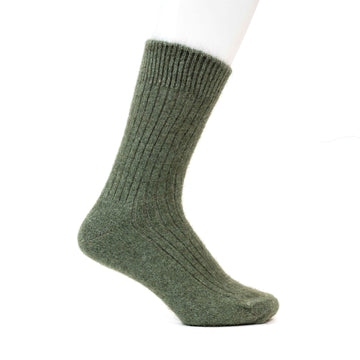 Premium Possum and Merino Wool Ribbed Socks