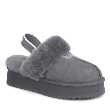 Premium Platform Fluffy Ugg Scuff