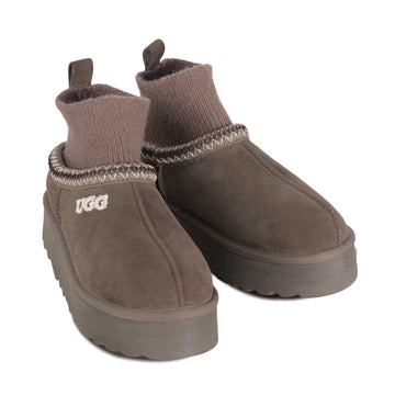 Tassie Knit Platform Uggs