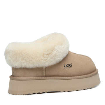 Platinum Platform Ugg Slippers