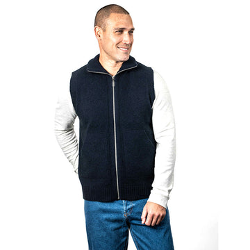 Premium Possum and Merino Wool - Zip Vest