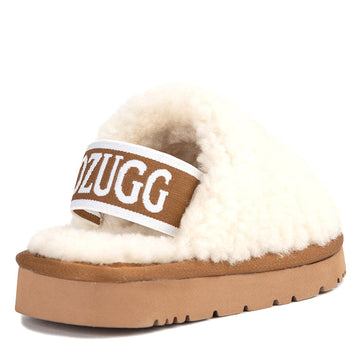 UGG Kids Strap Fluffy Scuff