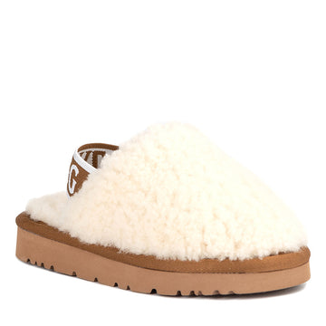 UGG Kids Strap Fluffy Scuff
