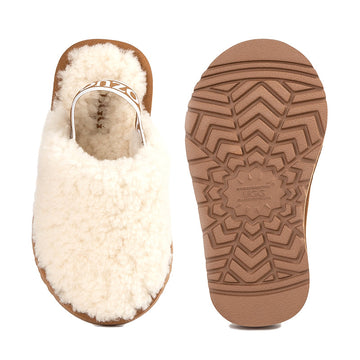 UGG Kids Strap Fluffy Scuff