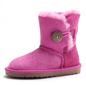 Kids Button Ugg Boots