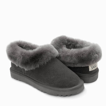  - UGG Alberich Fluffy Collar Slippers - Original UGG Australia Classic