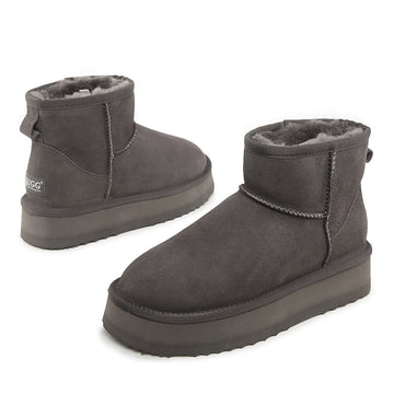 Platinum Mini Platform Ugg Boot