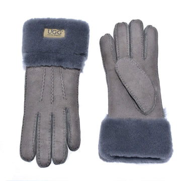  - UGG Double Cuff Sheepskin Gloves - Original UGG Australia Classic