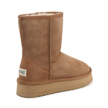 Platinum Short Platform Ugg Boots