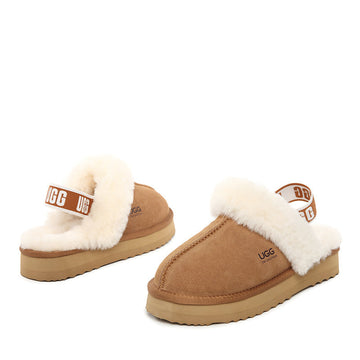 Platinum Slingback Scuff Uggs
